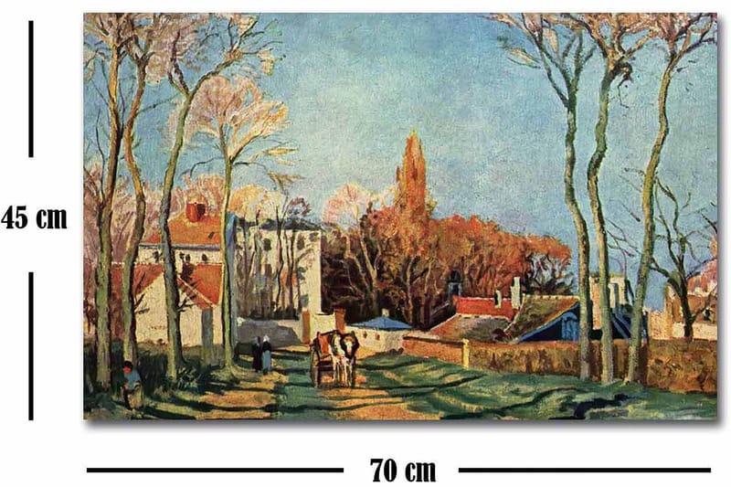 Koristeellinen Canvastaulu 45x70 cm - Monivärinen - Sisustustuotteet - Taulu & taide - Canvas-taulu