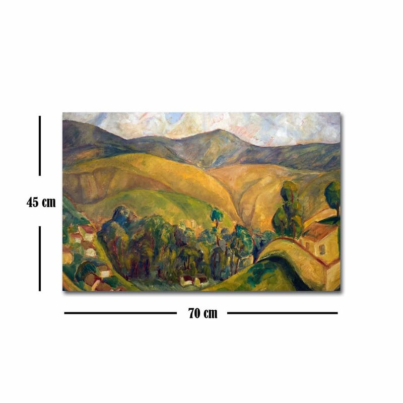 Koristeellinen Canvastaulu 45x70 cm - Monivärinen - Sisustustuotteet - Taulu & taide - Canvas-taulu