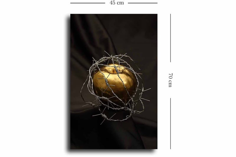 Koristeellinen Canvastaulu 45x70 cm - Monivärinen - Sisustustuotteet - Taulu & taide - Canvas-taulu