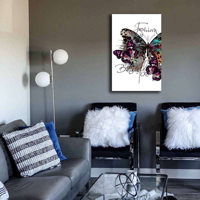 Koristeellinen Canvastaulu 45x70 cm - Monivärinen - Sisustustuotteet - Taulu & taide - Canvas-taulu