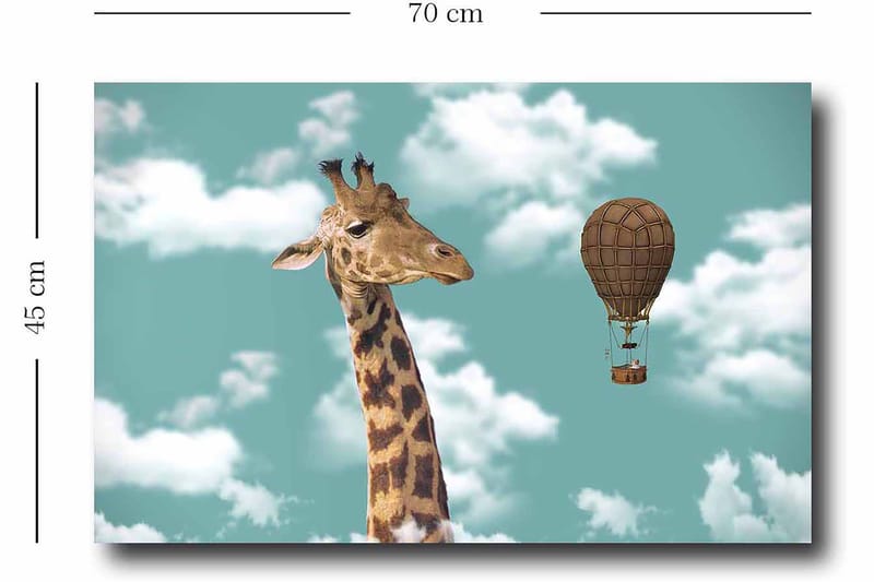 Koristeellinen Canvastaulu 45x70 cm - Monivärinen - Sisustustuotteet - Taulu & taide - Canvas-taulu