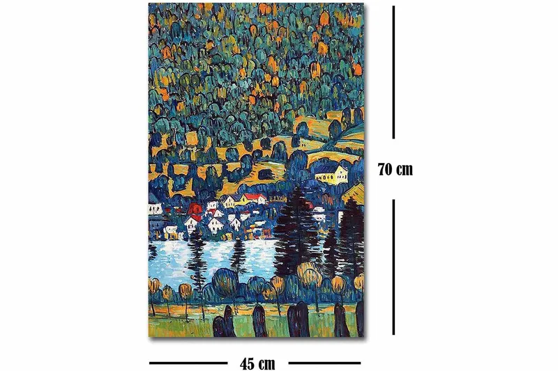 Koristeellinen Canvastaulu 45x70 cm - Monivärinen - Sisustustuotteet - Taulu & taide - Canvas-taulu