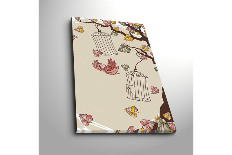 Koristeellinen Canvastaulu 45x70 cm - Monivärinen - Sisustustuotteet - Taulu & taide - Canvas-taulu