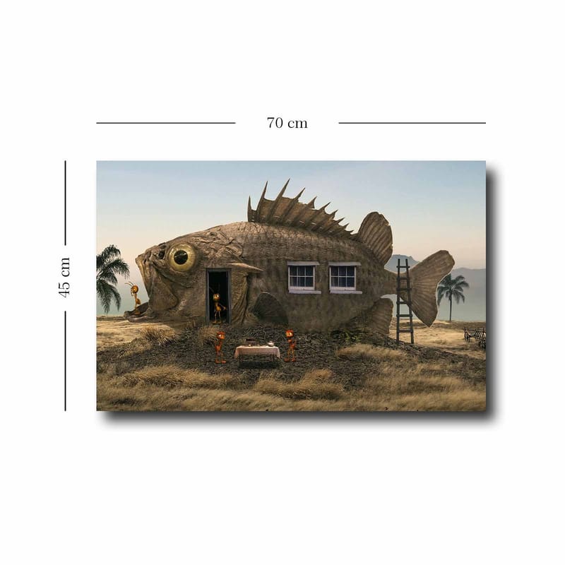 Koristeellinen Canvastaulu 45x70 cm - Monivärinen - Sisustustuotteet - Taulu & taide - Canvas-taulu