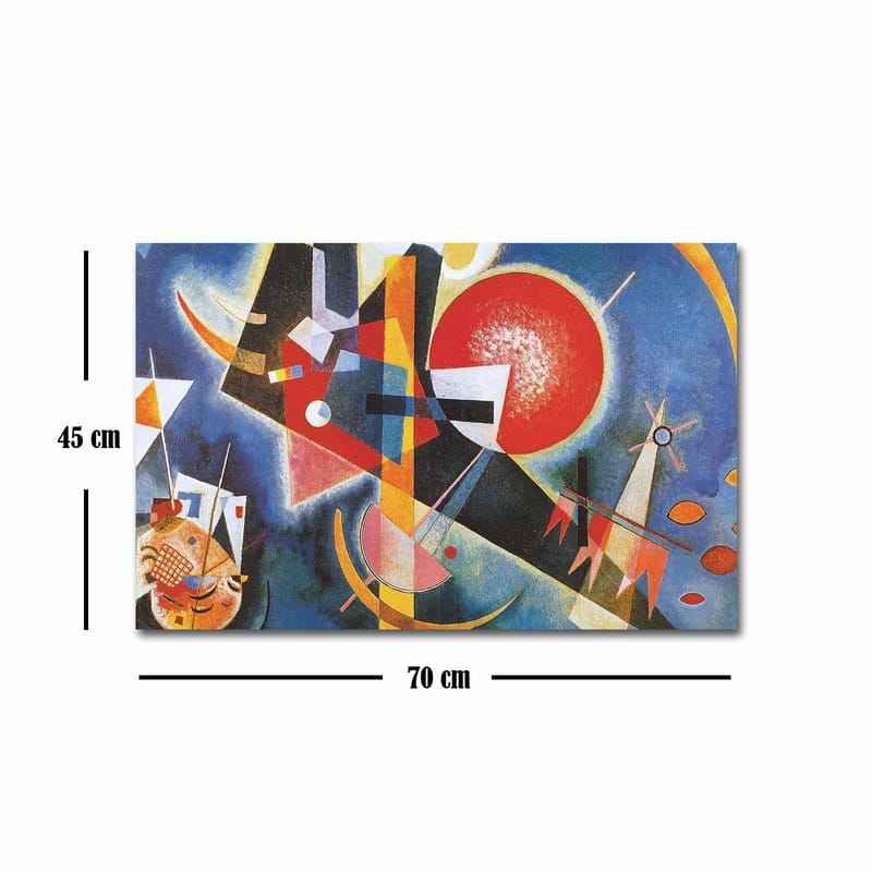 Koristeellinen Canvastaulu 45x70 cm - Monivärinen - Sisustustuotteet - Taulu & taide - Canvas-taulu