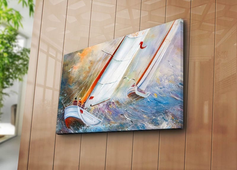 Koristeellinen Canvastaulu 45x70 cm - Monivärinen - Sisustustuotteet - Taulu & taide - Canvas-taulu