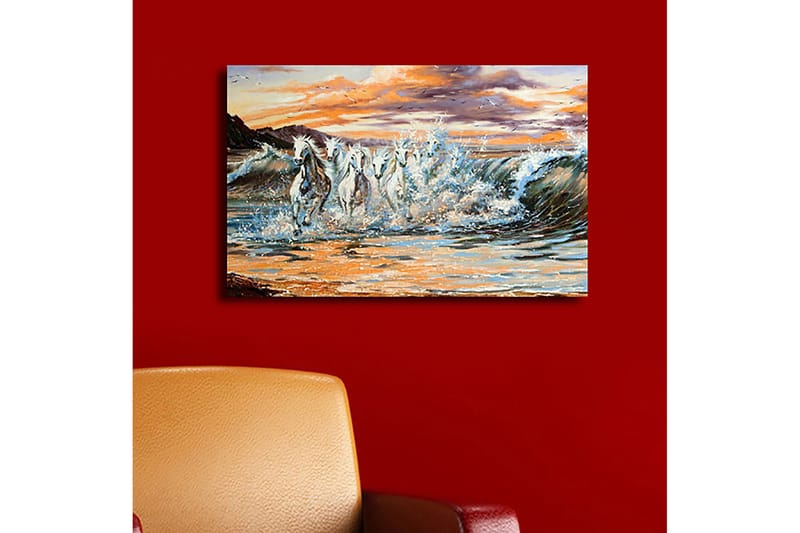 Koristeellinen Canvastaulu 45x70 cm - Monivärinen - Sisustustuotteet - Taulu & taide - Canvas-taulu