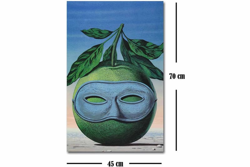 Koristeellinen Canvastaulu 45x70 cm - Monivärinen - Sisustustuotteet - Taulu & taide - Canvas-taulu