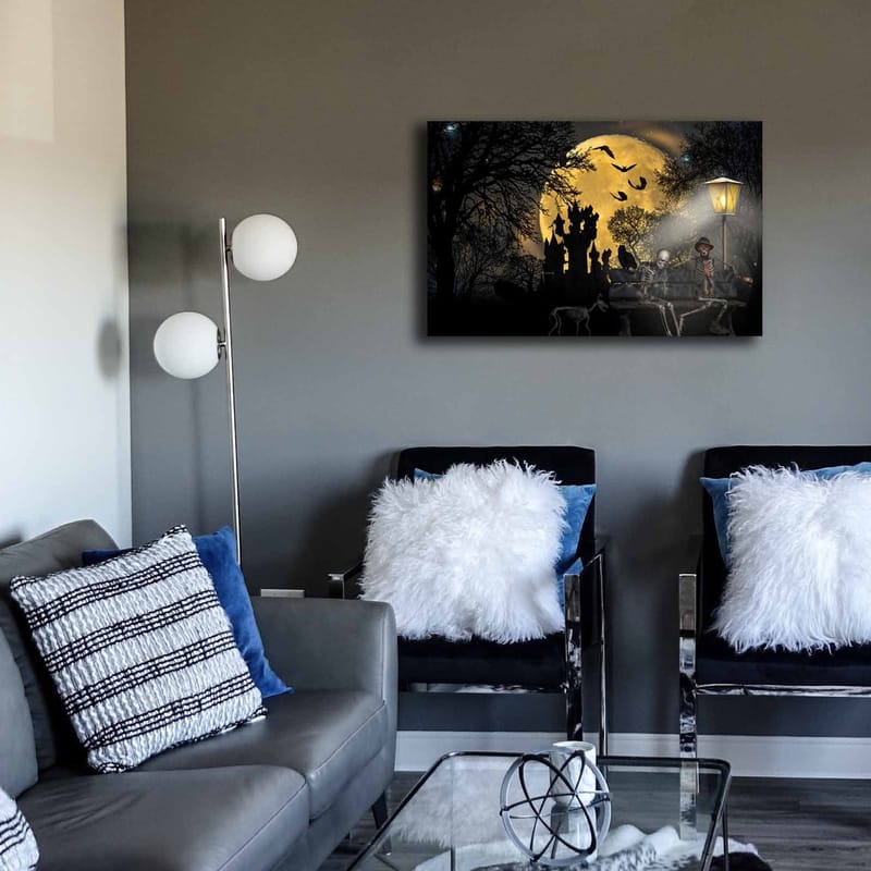 Koristeellinen Canvastaulu 45x70 cm - Monivärinen - Sisustustuotteet - Taulu & taide - Canvas-taulu