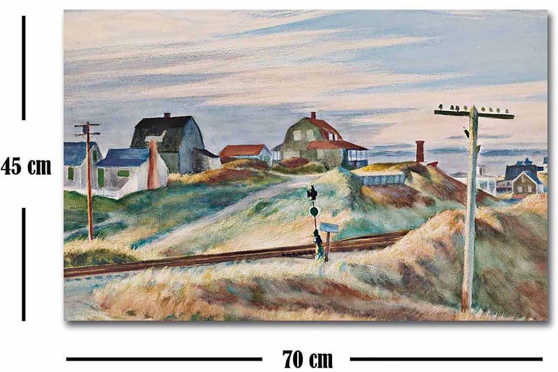 Koristeellinen Canvastaulu 45x70 cm - Monivärinen - Sisustustuotteet - Taulu & taide - Canvas-taulu