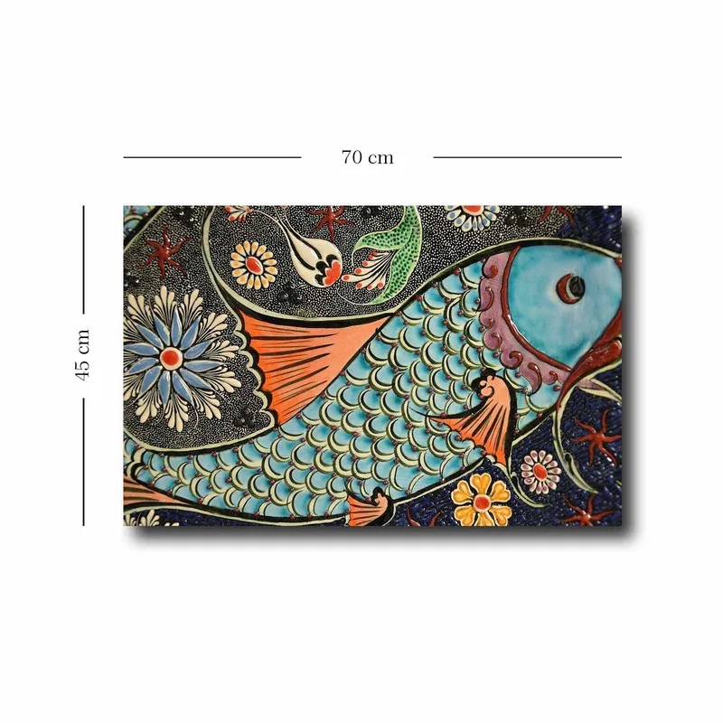 Koristeellinen Canvastaulu 45x70 cm - Monivärinen - Sisustustuotteet - Taulu & taide - Canvas-taulu