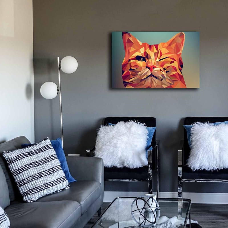 Koristeellinen Canvastaulu 45x70 cm - Monivärinen - Sisustustuotteet - Taulu & taide - Canvas-taulu