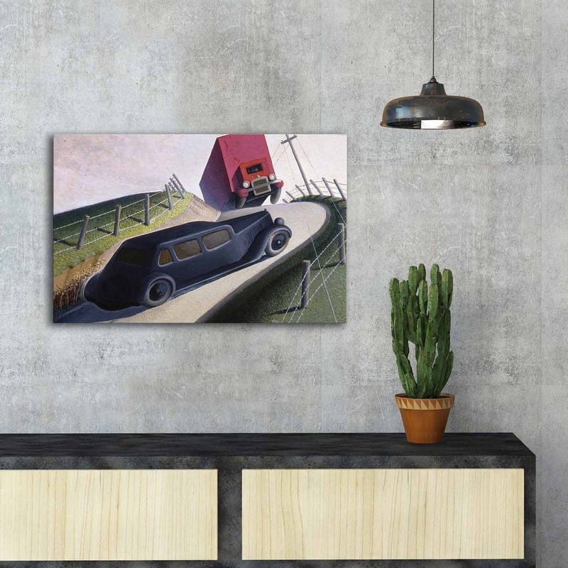 Koristeellinen Canvastaulu 45x70 cm - Monivärinen - Sisustustuotteet - Taulu & taide - Canvas-taulu