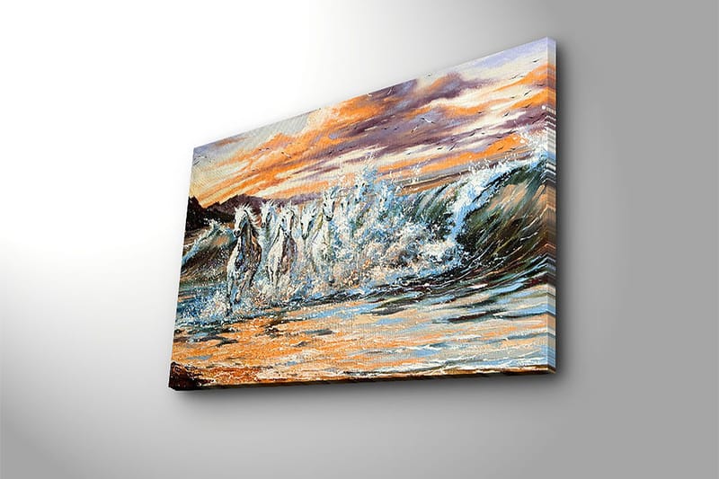 Koristeellinen Canvastaulu 45x70 cm - Monivärinen - Sisustustuotteet - Taulu & taide - Canvas-taulu