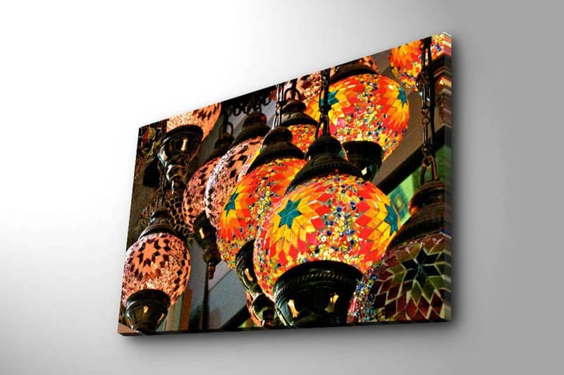 Koristeellinen Canvastaulu 45x70 cm - Monivärinen - Sisustustuotteet - Taulu & taide - Canvas-taulu