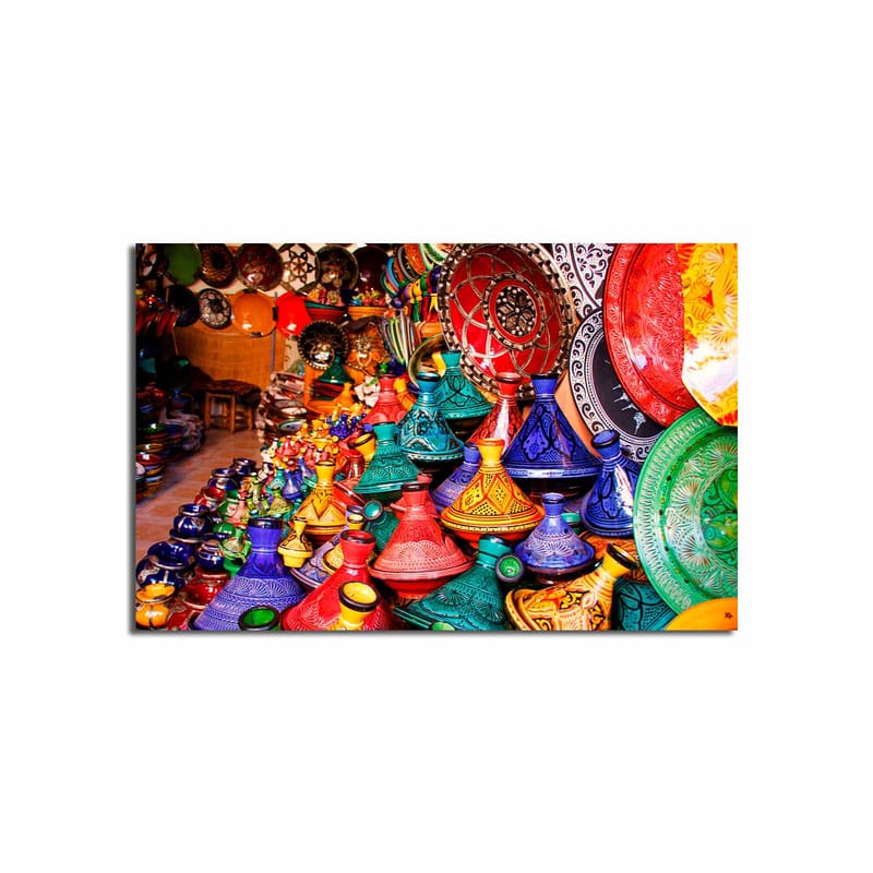 Koristeellinen Canvastaulu 45x70 cm - Monivärinen - Sisustustuotteet - Taulu & taide - Canvas-taulu