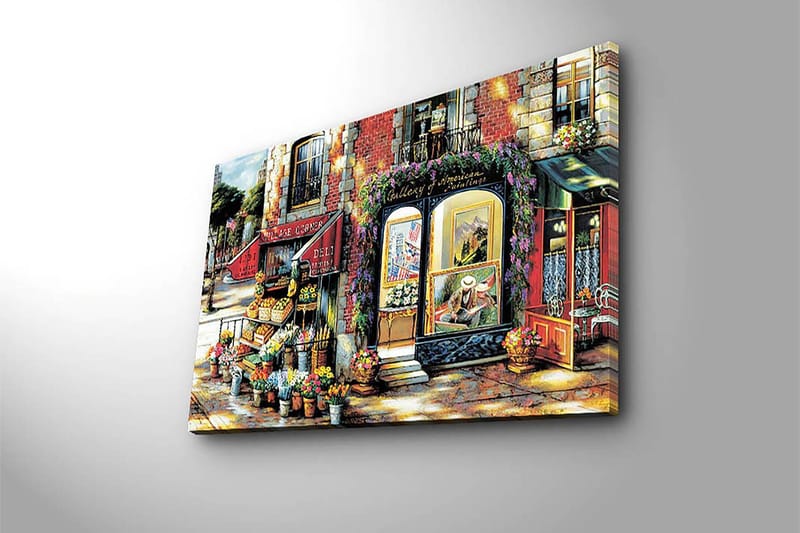 Koristeellinen Canvastaulu 45x70 cm - Monivärinen - Sisustustuotteet - Taulu & taide - Canvas-taulu