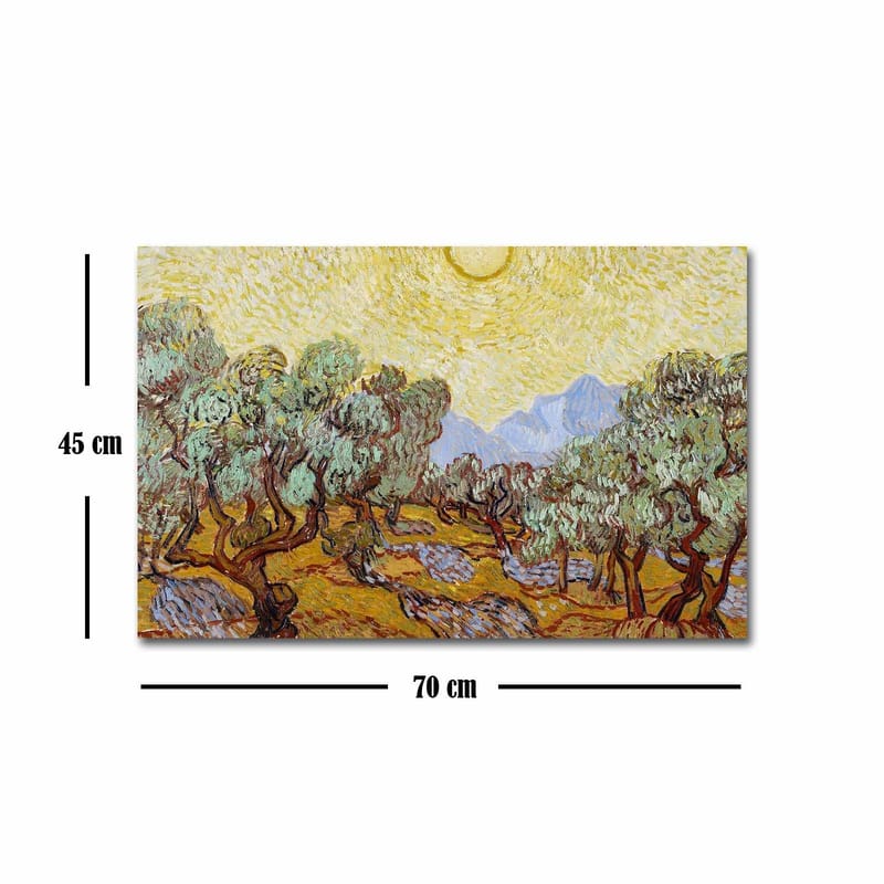 Koristeellinen Canvastaulu 45x70 cm - Monivärinen - Sisustustuotteet - Taulu & taide - Canvas-taulu