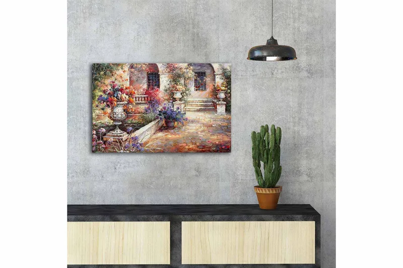 Koristeellinen Canvastaulu 45x70 cm - Monivärinen - Sisustustuotteet - Taulu & taide - Canvas-taulu