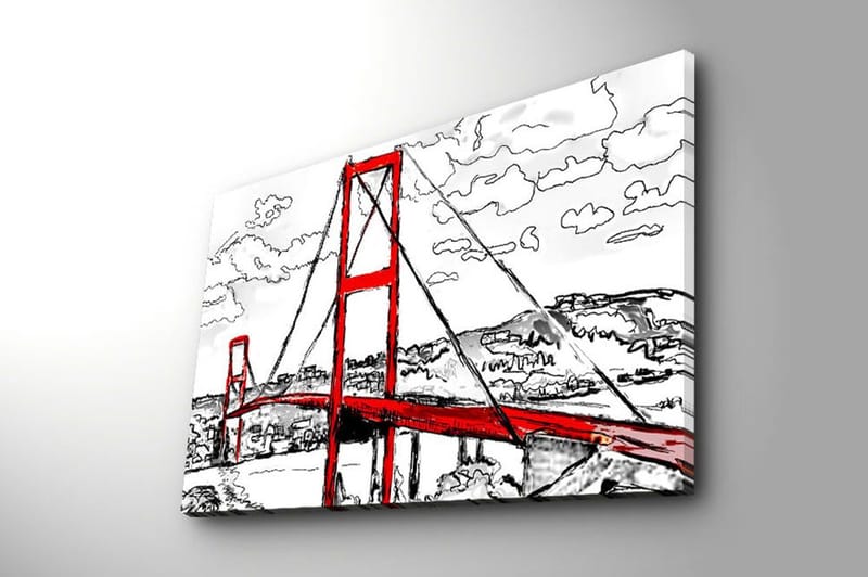 Koristeellinen Canvastaulu 45x70 cm - Monivärinen - Sisustustuotteet - Taulu & taide - Canvas-taulu