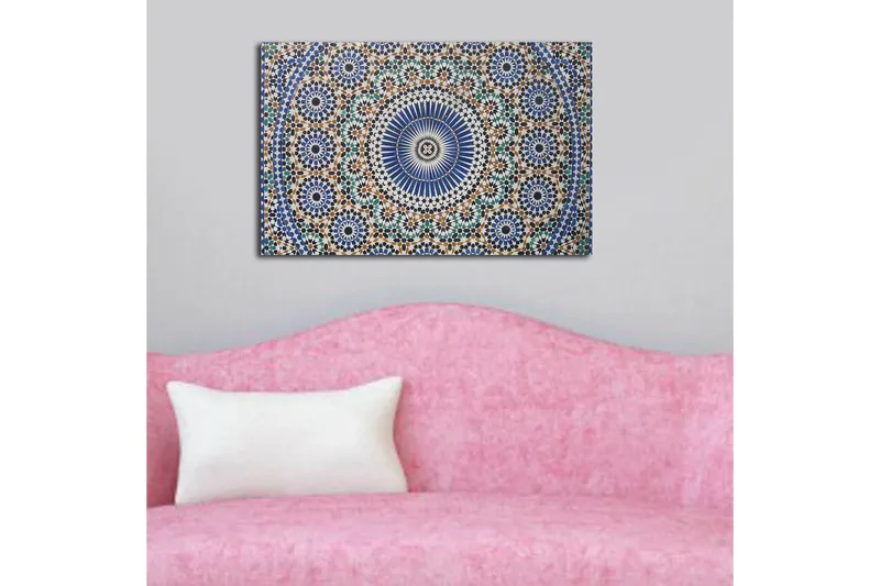 Koristeellinen Canvastaulu 45x70 cm - Monivärinen - Sisustustuotteet - Taulu & taide - Canvas-taulu