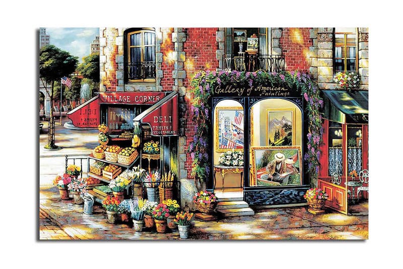 Koristeellinen Canvastaulu 45x70 cm, Monivärinen