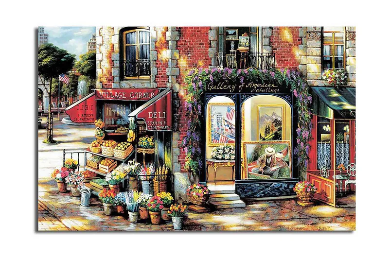 Koristeellinen Canvastaulu 45x70 cm, Monivärinen