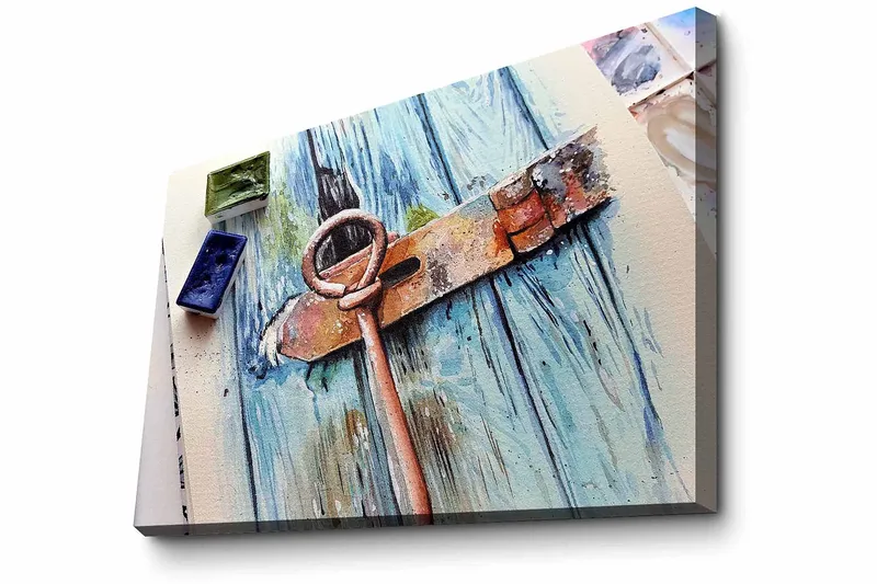 Koristeellinen Canvastaulu 45x70 cm - Monivärinen - Sisustustuotteet - Taulu & taide - Canvas-taulu