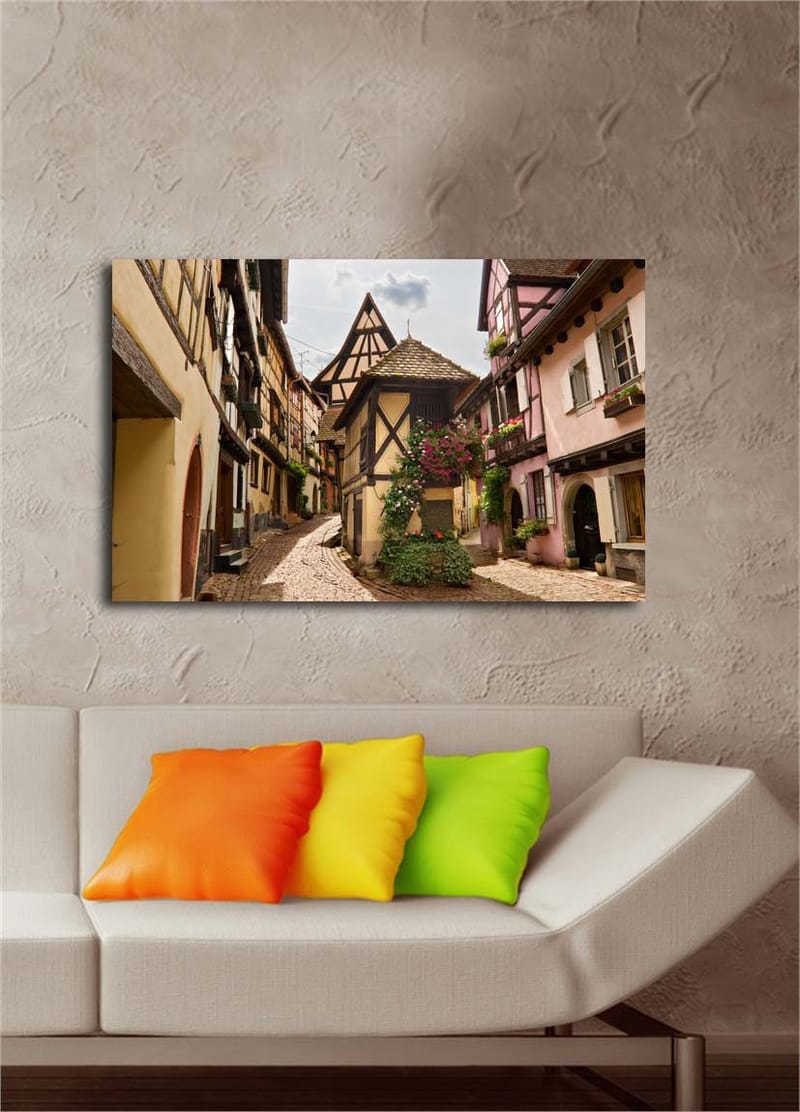 Koristeellinen Canvastaulu 45x70 cm - Monivärinen - Sisustustuotteet - Taulu & taide - Canvas-taulu