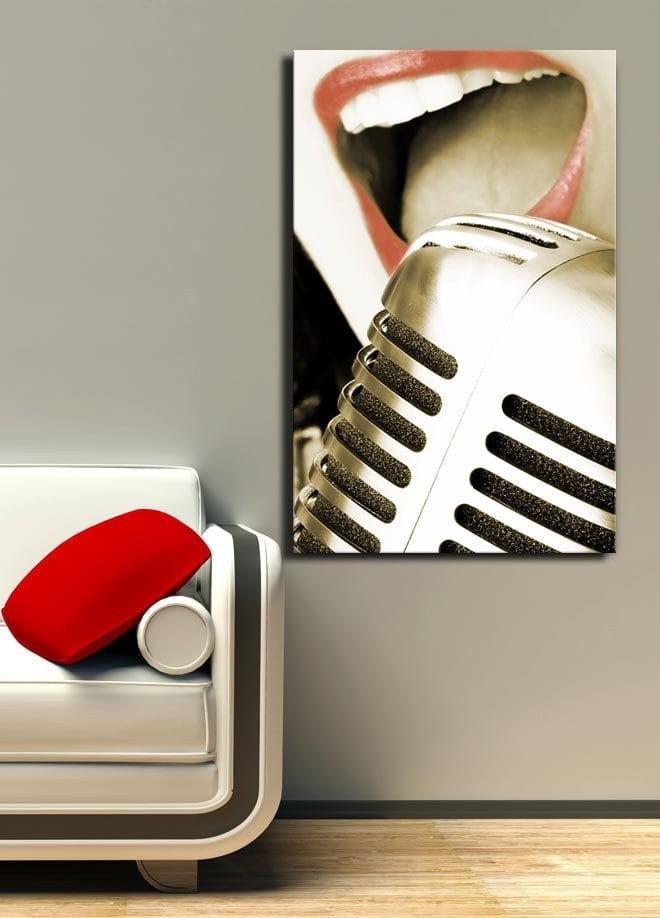 Koristeellinen Canvastaulu 45x70 cm - Monivärinen - Sisustustuotteet - Taulu & taide - Canvas-taulu