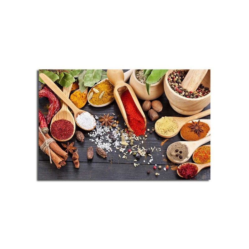 Koristeellinen Canvastaulu 45x70 cm - Monivärinen - Sisustustuotteet - Taulu & taide - Canvas-taulu