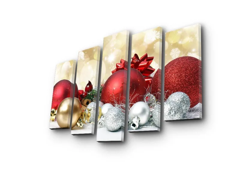 Koristeellinen Canvastaulu 5-os 19x70 cm, Monivärinen