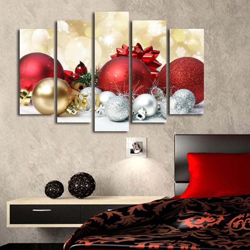 Koristeellinen Canvastaulu 5-os 19x70 cm - Monivärinen - Sisustustuotteet - Taulu & taide - Canvas-taulu