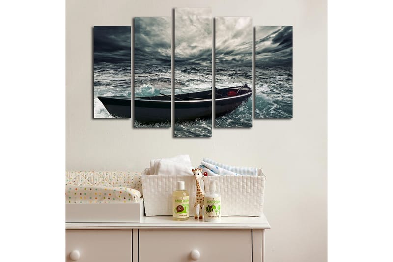 Koristeellinen Canvastaulu 5-os 70x19 cm - Monivärinen - Sisustustuotteet - Taulu & taide - Canvas-taulu