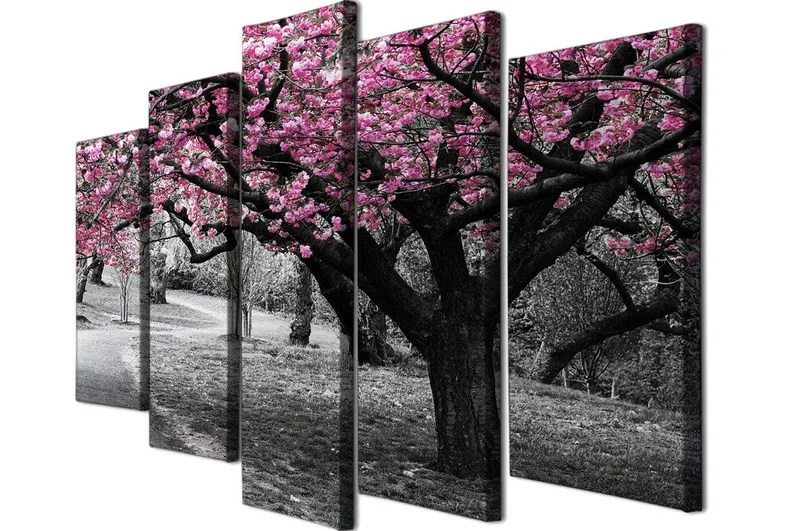 Koristeellinen Canvastaulu 5-os 70x20 cm - Monivärinen - Sisustustuotteet - Taulu & taide - Canvas-taulu