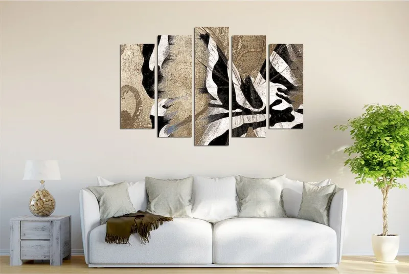 Koristeellinen Canvastaulu 5-os 70x20 cm, Monivärinen