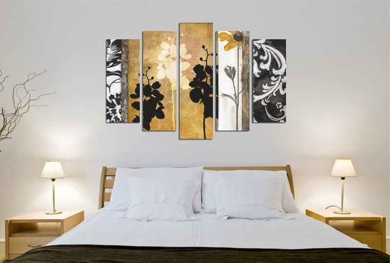 Koristeellinen Canvastaulu 5-os 70x20 cm, Monivärinen