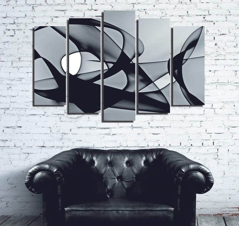 Koristeellinen Canvastaulu 5-os 70x20 cm, Monivärinen