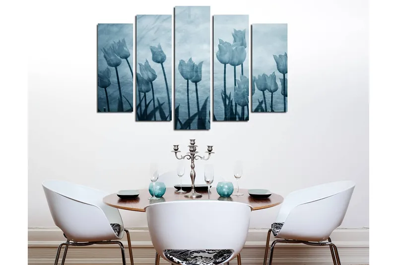 Koristeellinen Canvastaulu 5-os 70x20 cm, Monivärinen