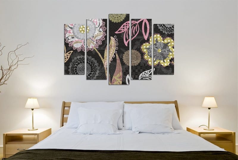 Koristeellinen Canvastaulu 5-os 70x20 cm, Monivärinen