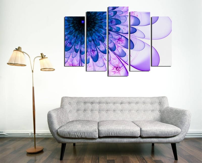 Koristeellinen Canvastaulu 5-os 70x20 cm, Monivärinen