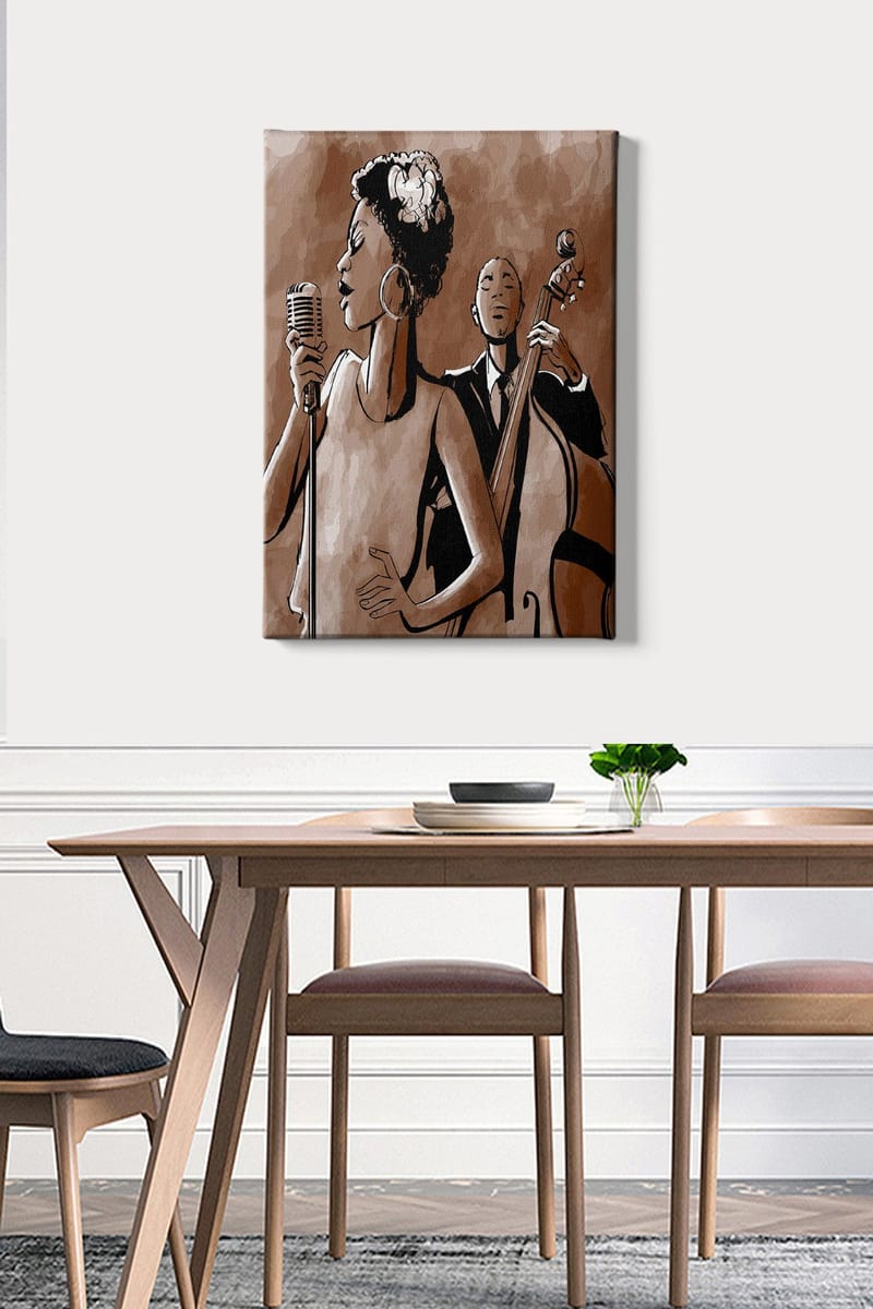 Koristeellinen Canvastaulu 50x70 cm - Monivärinen - Sisustustuotteet - Taulu & taide - Canvas-taulu