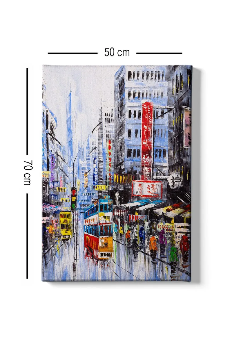 Koristeellinen Canvastaulu 50x70 cm - Monivärinen - Sisustustuotteet - Taulu & taide - Canvas-taulu