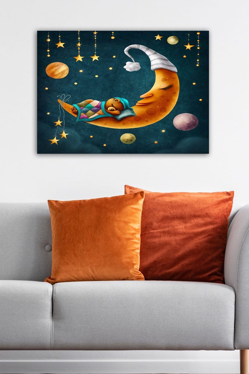 Koristeellinen Canvastaulu 50x70 cm - Monivärinen - Sisustustuotteet - Taulu & taide - Canvas-taulu