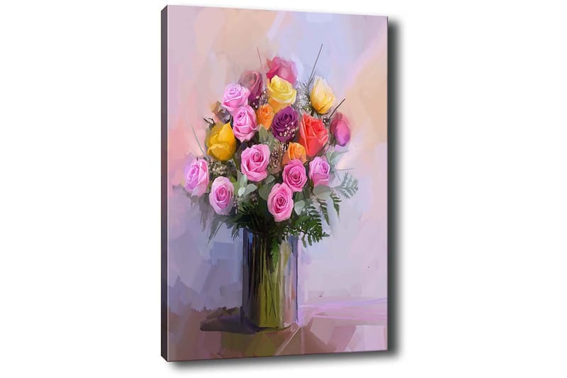 Koristeellinen Canvastaulu 50x70 cm - Monivärinen - Sisustustuotteet - Taulu & taide - Canvas-taulu