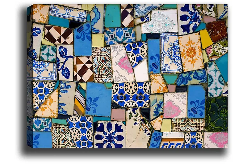 Koristeellinen Canvastaulu 50x70 cm - Monivärinen - Sisustustuotteet - Taulu & taide - Canvas-taulu