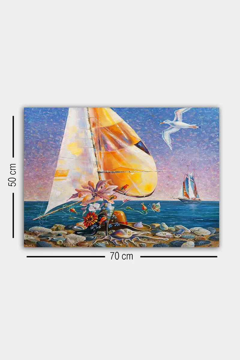 Koristeellinen Canvastaulu 50x70 cm - Monivärinen - Sisustustuotteet - Taulu & taide - Canvas-taulu