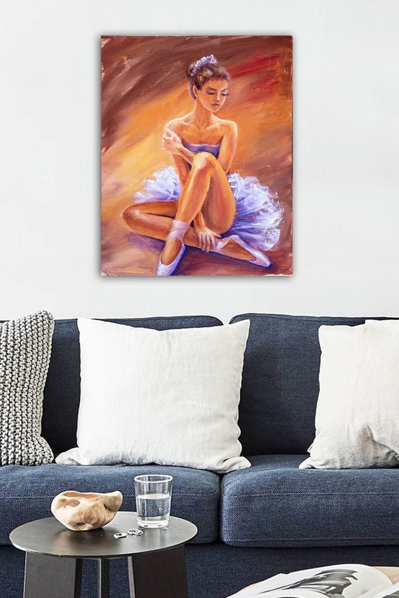 Koristeellinen Canvastaulu 50x70 cm - Monivärinen - Sisustustuotteet - Taulu & taide - Canvas-taulu