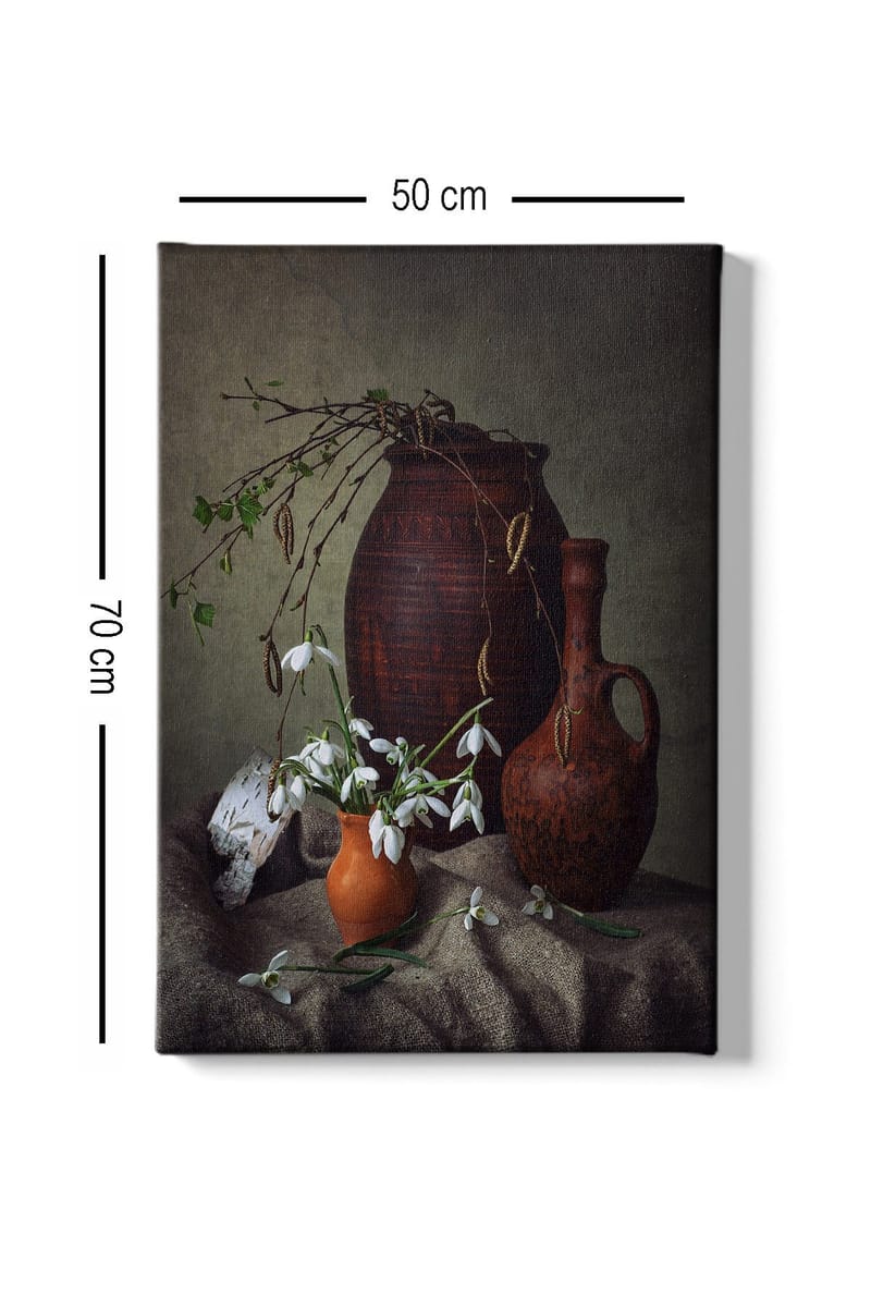 Koristeellinen Canvastaulu 50x70 cm - Monivärinen - Sisustustuotteet - Taulu & taide - Canvas-taulu