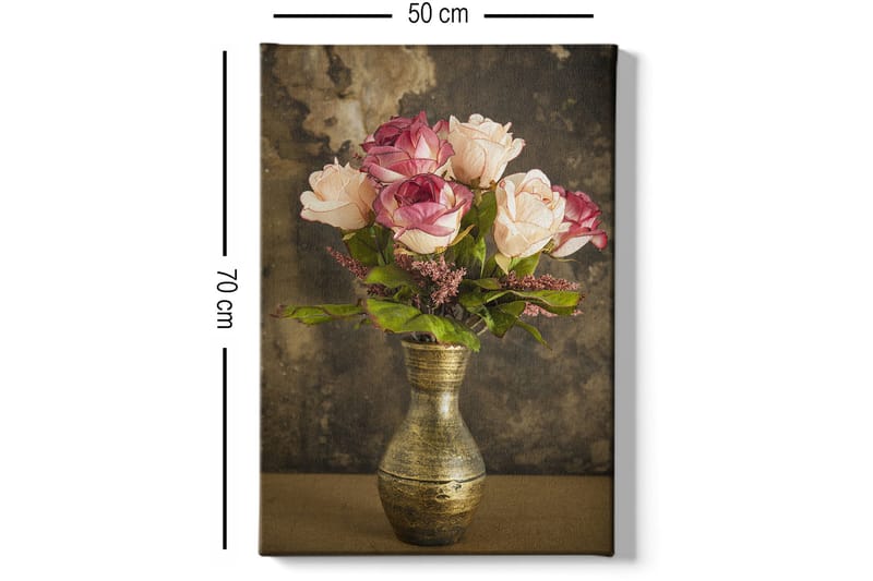 Koristeellinen Canvastaulu 50x70 cm - Monivärinen - Sisustustuotteet - Taulu & taide - Canvas-taulu